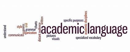 Academic Language Word Cloud Image